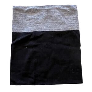 H&M Kids Gray Stripe Colorblock Neck Scarf Wrap New